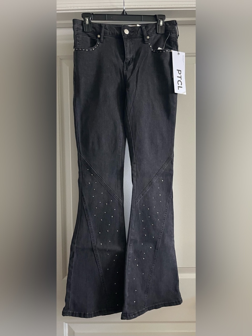 PTCL Black Studded Jeans